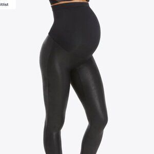 Spanx Mama Faux Leather Leggings